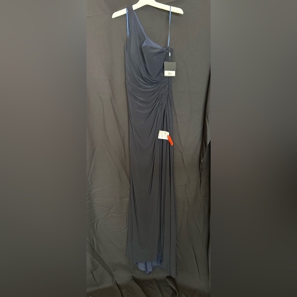 Mac Duggal 26163 NWT ONE SHOULDER RUCHED JERSEY EVENING GOWN - Picture 4 of 6